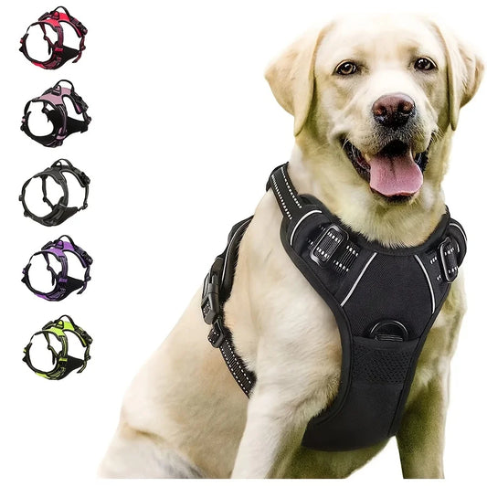 Harnais anti traction chien